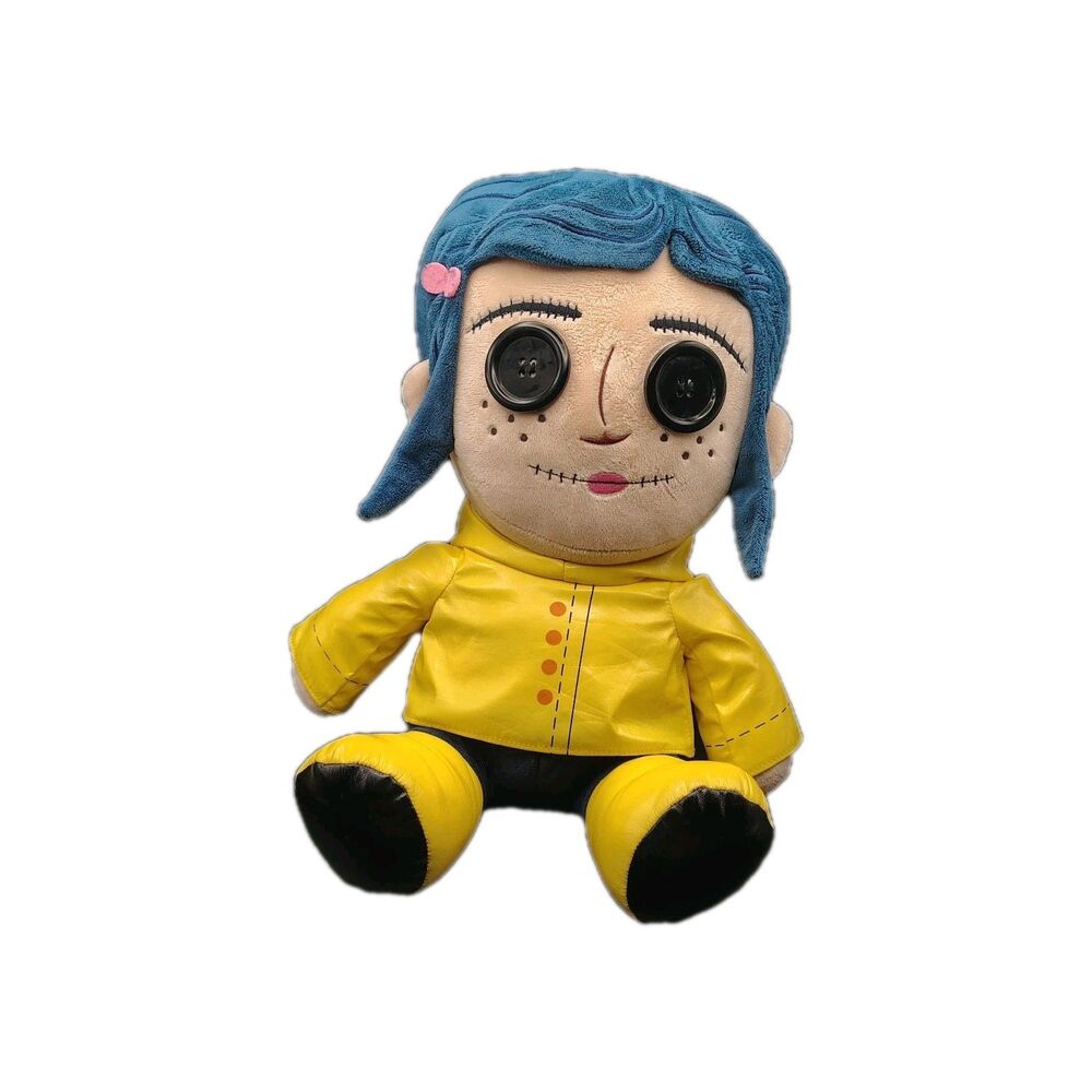 Kidrobot Coraline with Button Eyes Phunny 8" Plush Coraline Plush Doll